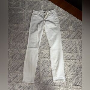 Abercrombie & Fitch Off White/Cream Women's Skinny Jeans